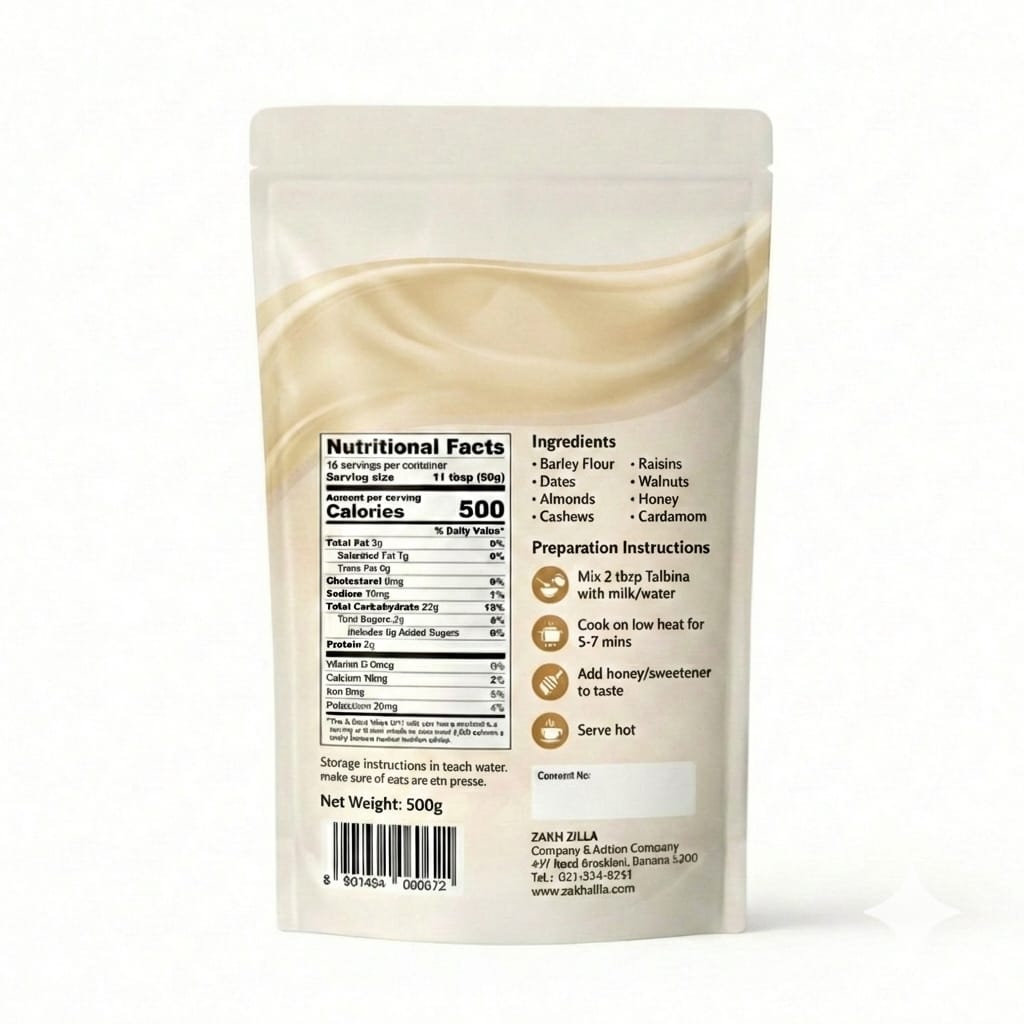 Talbina, strawberry flavour