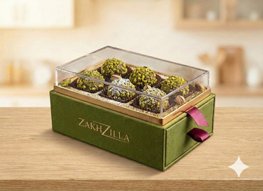 premimum chocolate ZAKHZILLA (pista flavour)